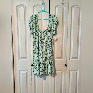 Ultra Flirt Mint Green Butterfly Dress.